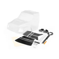 Body, TRX-6 Ultimate RC Hauler (clear, requires painting) (includes headlights, roof lights, side mirrors, & decals)