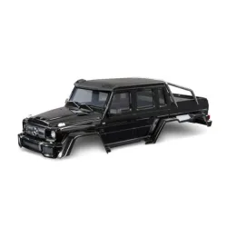 Body, Mercedes-Benz G 63, complete (gloss black metallic) (includes grille, side