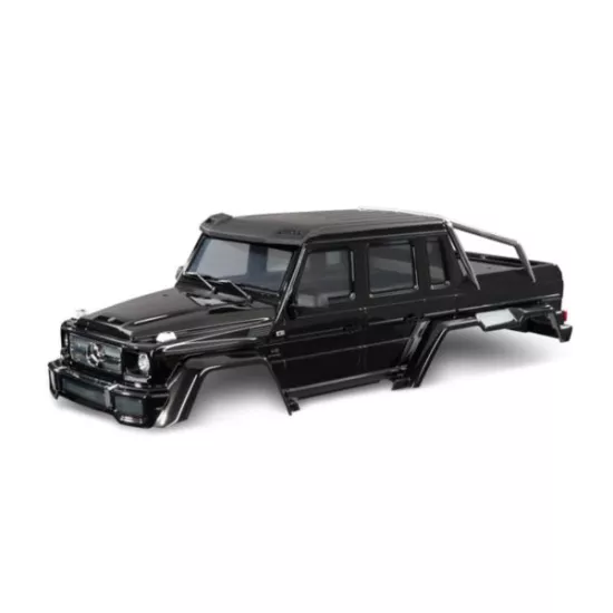 Body, Mercedes-Benz G 63, complete (gloss black metallic) (includes grille, side