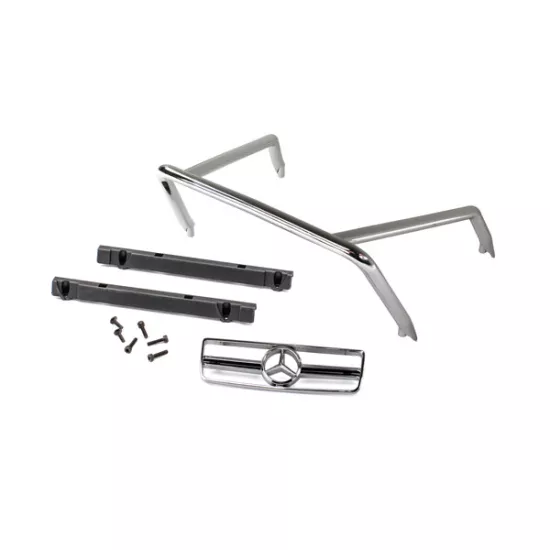 Grille, Mercedes-Benz G 63/ roll bar/ mounts, left & right/ 2.6x8 BCS (self-tapp
