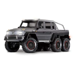 Traxxas TRX-6 Mercedes-Benz G 63 AMG 6X6 elektrische truck zonder clips, zilver