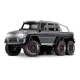 Traxxas TRX-6 Mercedes-Benz G 63 AMG 6X6 elektrische truck zonder clips, zilver