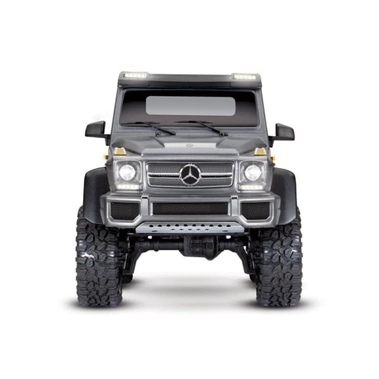 Traxxas TRX-6 Mercedes-Benz G 63 AMG 6X6 elektrische truck zonder clips, zilver