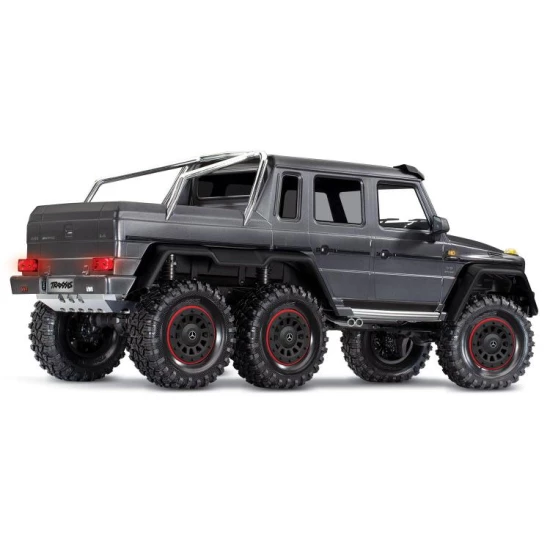 Traxxas TRX-6 Mercedes-Benz G 63 AMG 6X6 elektrische truck zonder clips, zilver