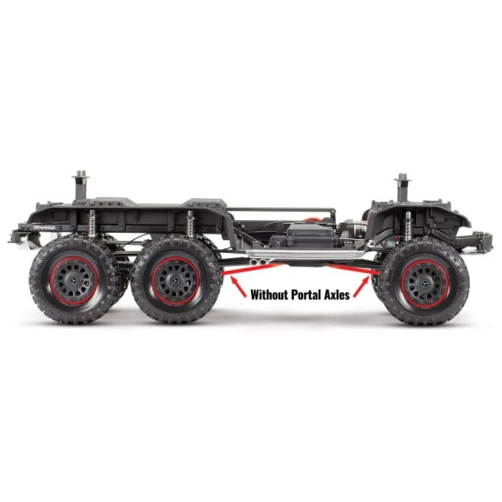 Traxxas TRX-6 Mercedes-Benz G 63 AMG 6X6 elektrische truck zonder clips, wit