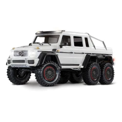 Traxxas TRX-6 Mercedes-Benz G 63 AMG 6X6 elektrische truck zonder clips, wit