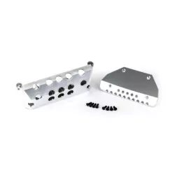 Skid plates, Mercedes-Benz G 63, front & rear (satin-plated finish)/ 3x10 CCS (4