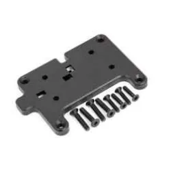 Mounting plate, winch/ 3x15mm CCS (4)/ 2.5x12mm CCS (4) (fits TRX-6 Ultimate RC Hauler)