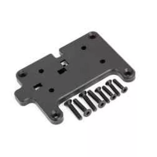 Mounting plate, winch/ 3x15mm CCS (4)/ 2.5x12mm CCS (4) (fits TRX-6 Ultimate RC Hauler)