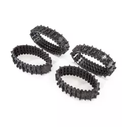 Treads, Deep-Terrain, TRX-4  Traxx  (Complete Set, Front & Rear) (Rubber) (4)