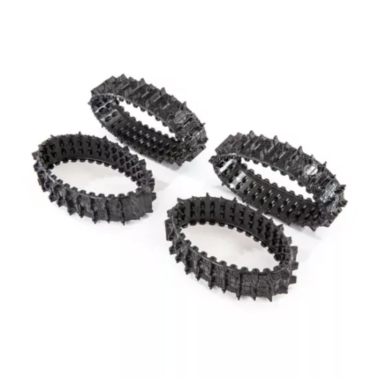 Treads, Deep-Terrain, TRX-4  Traxx  (Complete Set, Front & Rear) (Rubber) (4)
