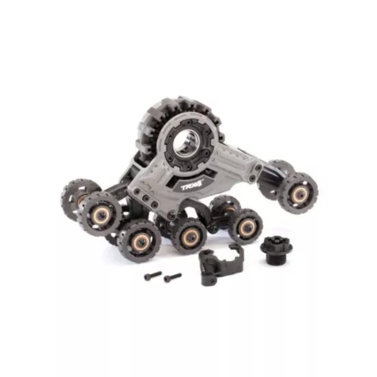 Traxx, rear, left (assembled) (requires 8886 stub axle, 7061 GTR shock, & 8896, TRX8883