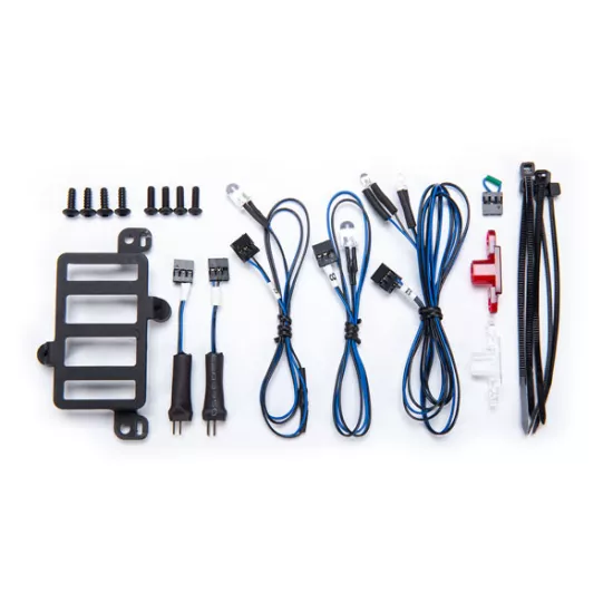 Installation kit, Pro Scale Advanced Lighting Control System, TRX-4 Mercedes G 500 & G 63 (includes mount, rear bumper lens, turn signal, reverse light & fog light harnesses, hardware)