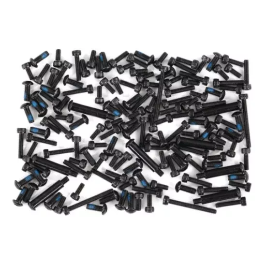 Hardware kit, black stainless steel, TRX-4 Traxx (contains all stainless steel hardware used on 8880 TRX-4 Traxx)