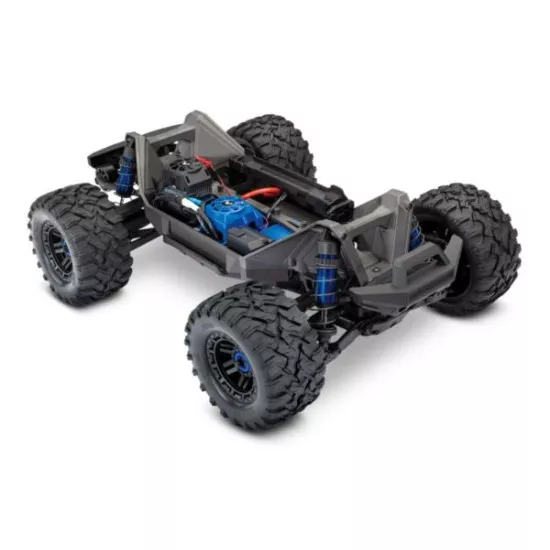 Traxxas Maxx 4S brushless monster truck Blauw zonder accu en lader