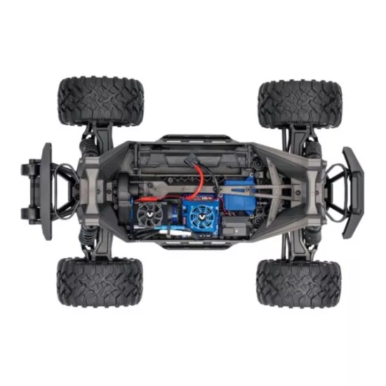Traxxas Maxx 4S brushless monster truck Blauw zonder accu en lader