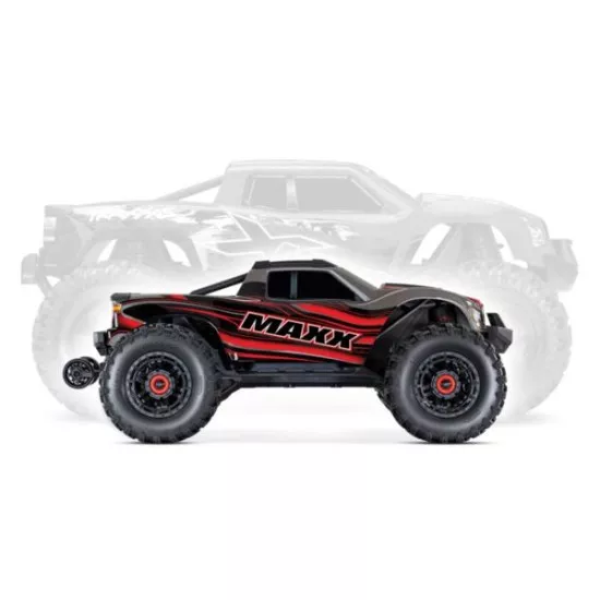Traxxas Maxx 4S brushless monster truck Blauw zonder accu en lader