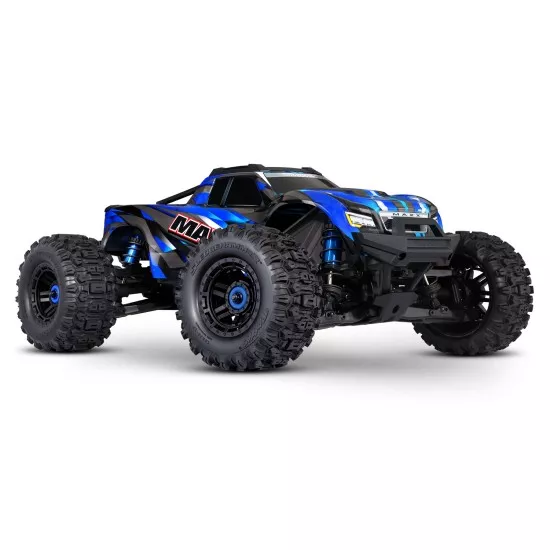 Traxxas Maxx wide 4S brushless monster truck Blauw zonder accu en lader