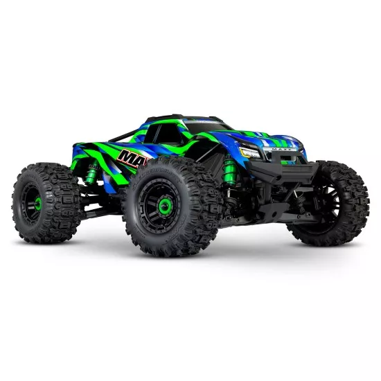 Traxxas Maxx wide 4S brushless monster truck Groen zonder accu en lader