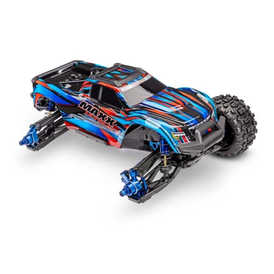 Traxxas Maxx Ultimate 4WD Brushless Electric Monster Truck, VXL-4S, TQi - Blue