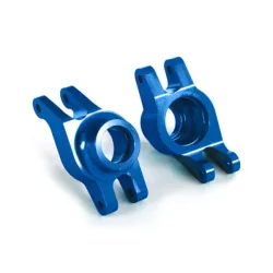 Carriers, stub axle (blue-anodized 6061-T6 aluminum) (rear) (2)