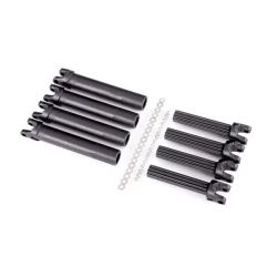 Half shaft set, left or right (plastic parts only) (internal splined half shaft/ external splined half shaft) (4 assemblies) (for use with #8995 WideMaxx  suspension kit)