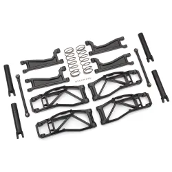 Suspension kit, WideMaxx, black,  includes extended outer half shafts
