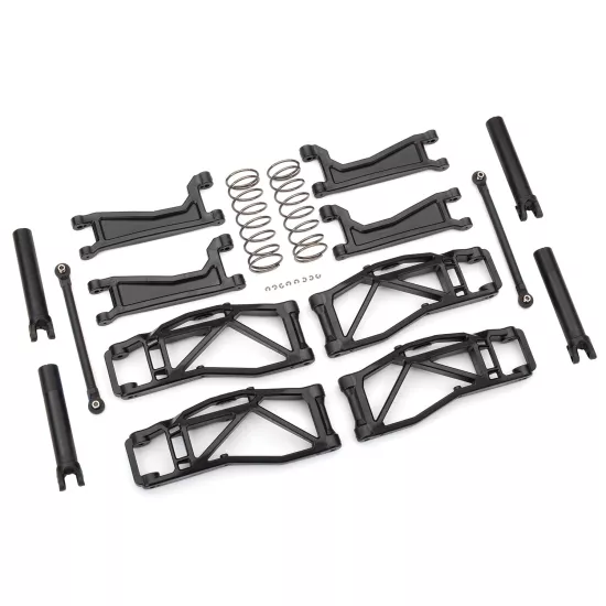 Suspension kit, WideMaxx, black,  includes extended outer half shafts