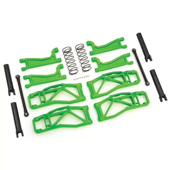 Suspension kit, WideMaxx, green, includes extended outer half shafts