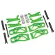 Suspension kit, WideMaxx, green, includes extended outer half shafts