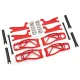 Suspension kit, WideMaxx, red, includes extended outer half shafts