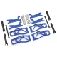 Suspension kit, WideMaxx, blue, includes extended outer half shafts