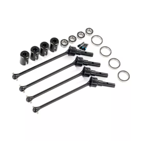 Driveshafts, steel constant-velocity (assembled), front or rear (4) (for use wit