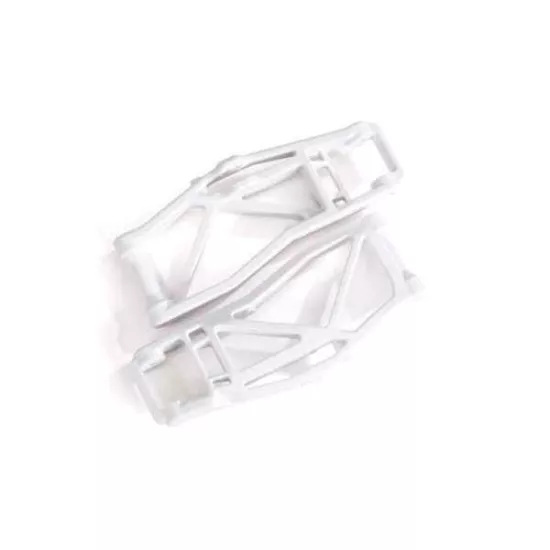 Suspension arms, lower, white (left and right, front or rear) (2) (for use with 8995 WideMaxx  suspension kit)
