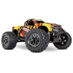 Traxxas Hoss 1op10 Scale 4WD Brushless Electric Monster Truck VXL-3S Solar flare