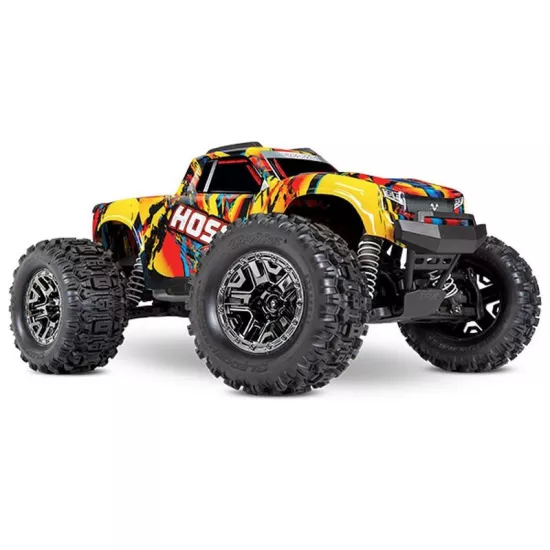 Traxxas Hoss 1op10 Scale 4WD Brushless Electric Monster Truck VXL-3S Solar flare