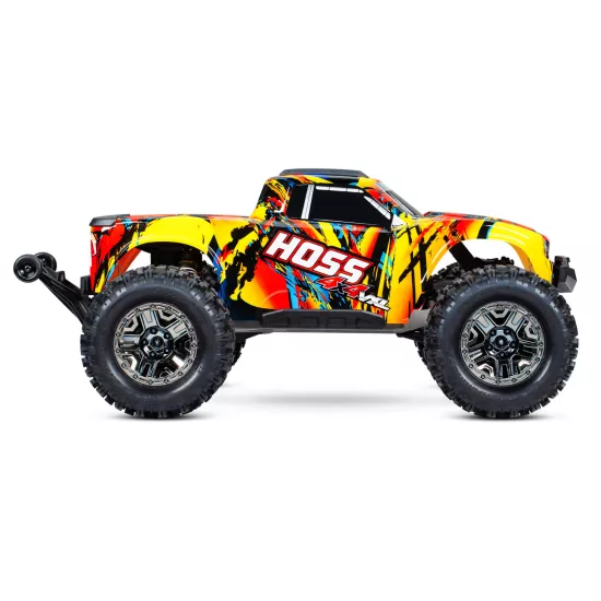 Traxxas Hoss 1op10 Scale 4WD Brushless Electric Monster Truck VXL-3S Solar flare