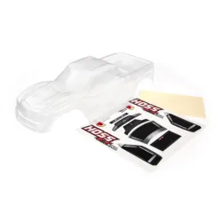 Body, Hoss, 4X4 (clear, requires painting)/ window, grille, lights decal sheet