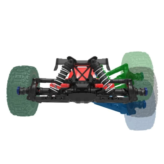 Traxxas Jato 4X4 BL-2S Buggy Rood