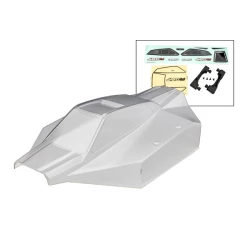 Body, Jato 4X4 Brushless (also fits Jato 4X4 VXL) (clear, requires painting)/window masks, decal sheet