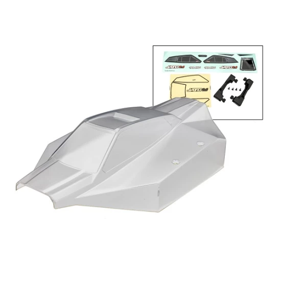 Body, Jato 4X4 Brushless (also fits Jato 4X4 VXL) (clear, requires painting)/window masks, decal sheet