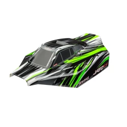 Body, Jato 4X4 Brushless, green (painted, decals applied)