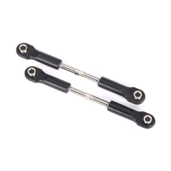 Turnbuckles, camber link, 91mm (80mm center to center) (assembled with rod ends and hollow balls) (2)