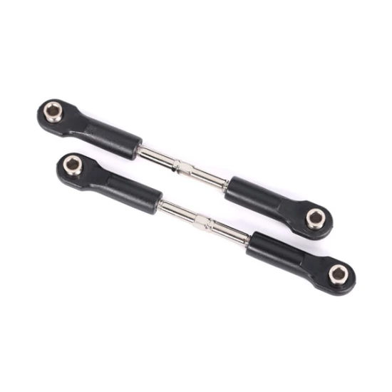 Turnbuckles, camber link, 91mm (80mm center to center) (assembled with rod ends and hollow balls) (2)