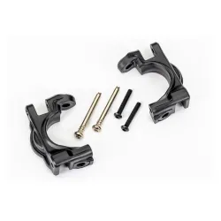 Caster blocks (c-hubs), extreme heavy duty, black (left & right)/ 3x32mm hinge pins (2)/ 3x20mm BCS (2) (for use with #9080 upgrade kit)