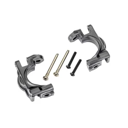 Caster blocks (c-hubs), extreme heavy duty, gray (left & right)/ 3x32mm hinge pins (2)/ 3x20mm BCS (2) (for use with #9080 upgrade kit)
