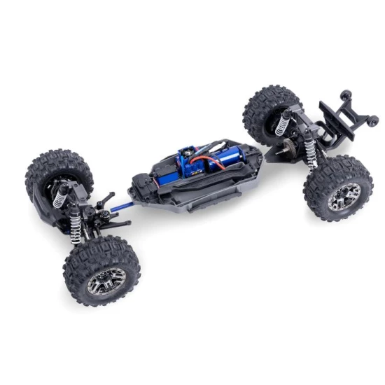 Traxxas Stampede 4X4 VXL HD zonder batterij en lader blauw