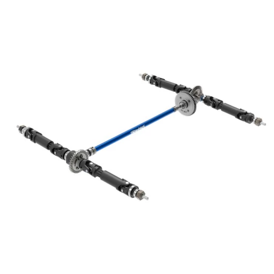 Traxxas Stampede 4X4 VXL HD zonder batterij en lader blauw