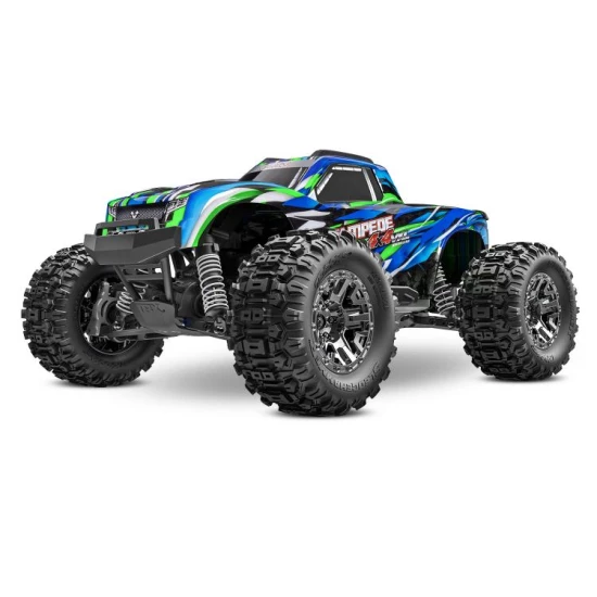 Traxxas Stampede 4X4 VXL HD zonder batterij en lader groen