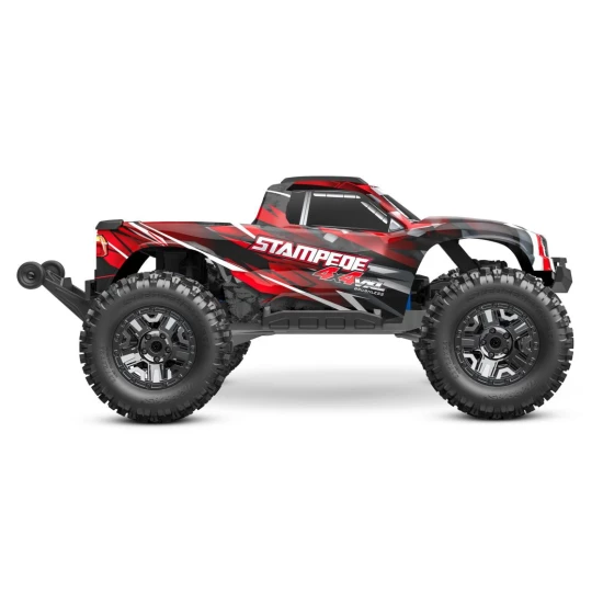 Traxxas Stampede 4X4 VXL HD zonder batterij en lader rood